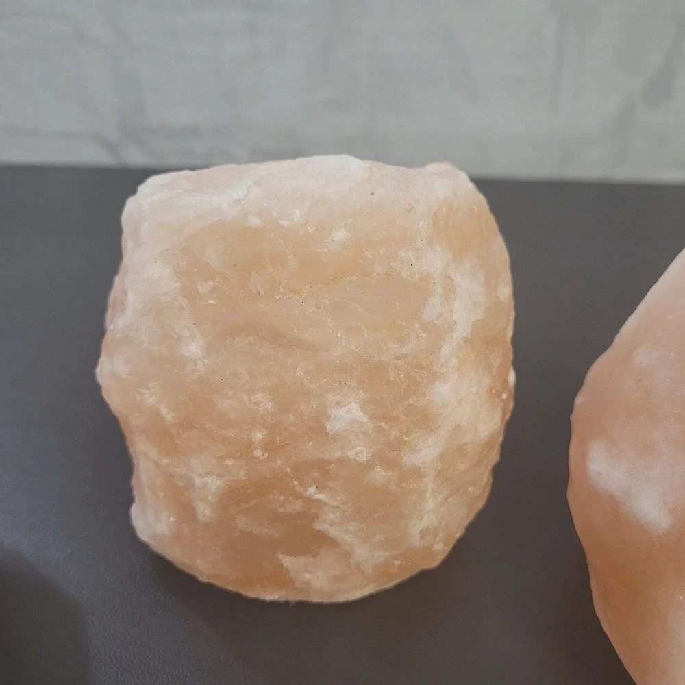Himalayan Pink Salt Candle Holders Set of 3 Tea Light Crystal Natural Decor